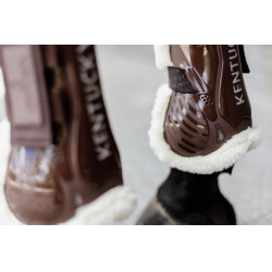 Guarnición de Velcro borreguillo vegano Kentucky Castaño Marrón