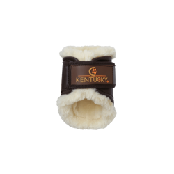 Guarniciones cerradas de cuero posteriores cortas Kentucky Castaño Marrón