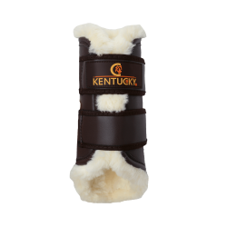 Guarniciones traseras cerradas de cuero Kentucky Castaño Marrón