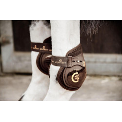 Protectores de menudillo elásticos Moonboots Kentucky Castaño Marrón