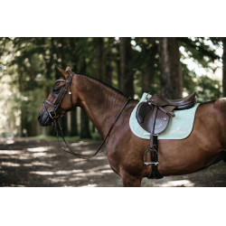 Manta de salto Color Edition Leather Kentucky Menta Verde