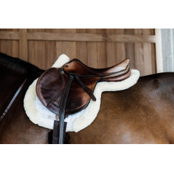 Almohadilla de montar Hunter borreguillo vegano salto Kentucky