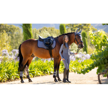 Mantilla LeMieux ProSport Suede GP Square Arrendajo azul Mantilla LeMieux ProSport Suede GP Square Arrendajo azul