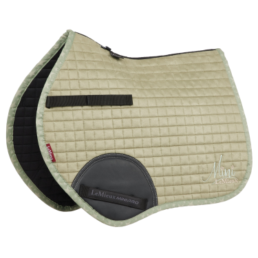 Mantilla Mini LeMieux Suede Jump Square Helecho Verde