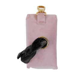 Bolsa para excrementos Cuadrada Velvet Kentucky Rosa viejo