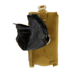Bolsa para excrementos Cuadrada Velvet Kentucky Mostaza Amarillo