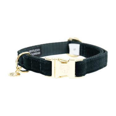 Collar para perro de pana Kentucky Verde abeto