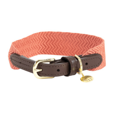 Collar para perro Jacquard Kentucky Terracota Naranja