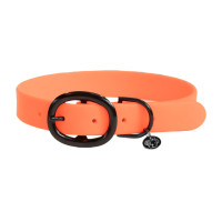 Collar para perro Soft Rubber Kentucky Naranja neón