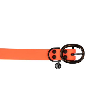 Collar para perro Soft Rubber Kentucky Naranja neón