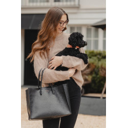 Collar para perro de cuero vegano Kentucky Melocotón Rosa