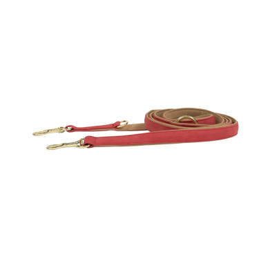 Correa para perro Vegan Leather Kentucky Roja Rojo