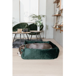 Cama para perro Velvet Kentucky Verde abeto Cama para perro Velvet Kentucky Verde abeto