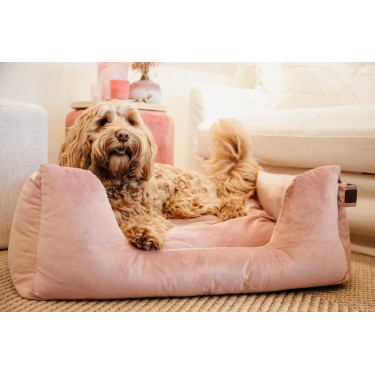 Cama para perro Velvet Kentucky Rosa viejo