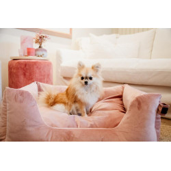 Cama para perro Velvet Kentucky Rosa viejo