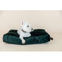 Almohada para perro Velvet Kentucky Verde abeto