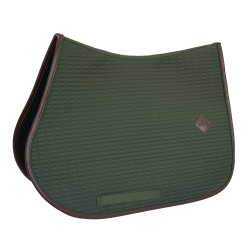 Alfombra Kentucky Color Edition Leather salto Verde oliva