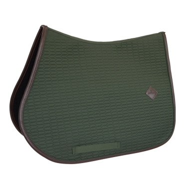 Alfombra Kentucky Color Edition Leather salto Verde oliva