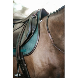 Alfombra Kentucky Color Edition Leather salto Verde oliva