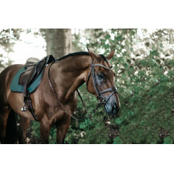 Alfombra Kentucky Color Edition Leather salto Verde oliva