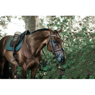 Alfombra Kentucky Color Edition Leather salto Verde oliva