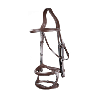 Brida Doble Muserola Colección US de Dy'on Castaño Marrón