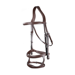 Brida Doble Muserola Colección US de Dy'on Castaño Marrón