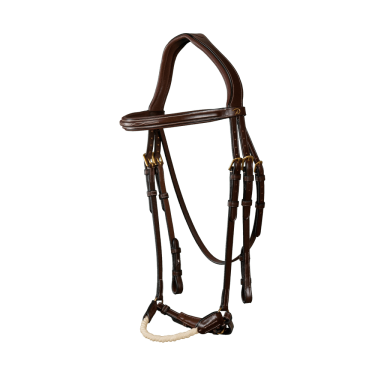 Brida Muserola Alemana Cuerda D Collection by Dy'on Marrón Brida Muserola Alemana Cuerda D Collection by Dy'on Marrón