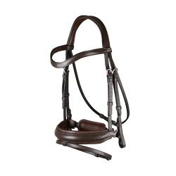 Brida Muserola Combinada Ancha Working By Dy'on Marrón