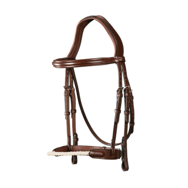 Brida Muserola Cuerda New English Collection by Dy'on Marrón Brida Muserola Cuerda New English Collection by Dy'on Marrón