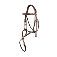 Brida Muserola Cruzada D Collection de Dy'on Marrón