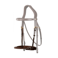 Muserola de cuerda recubierta de cuero D Collection de Dy'on Marrón