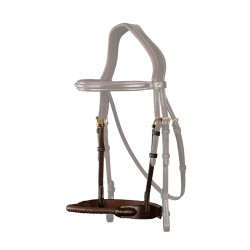 Muserola de cuerda recubierta de cuero D Collection de Dy'on Marrón Marrón Muserola de cuerda recubierta de cuero D Collection de Dy'on Marrón Marrón