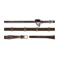 Riendas de tejido 5/8 con 9 pasadores D Collection by Dy'on Marrón Marr&amp;oacute;n