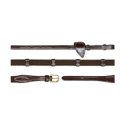 Riendas de tela 5/8 con 9 topes D Collection by Dy'on Marrón Riendas de tela 5/8 con 9 topes D Collection by Dy'on Marrón