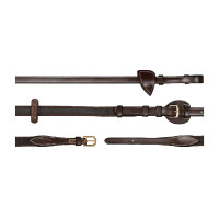 Riendas Ajustables 5/8 D Collection by Dy'on Marrón Marr&amp;oacute;n