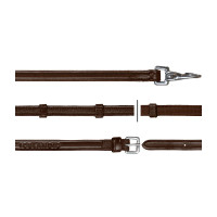 Riendas Hunter 1/2 Con Mosquetón Dy'on Marrón Marr&amp;oacute;n