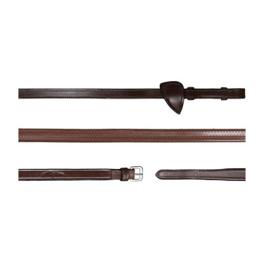 Riendas de Goma 1/2 New English Collection by Dy'on Marrón Marr&amp;amp;oacute;n