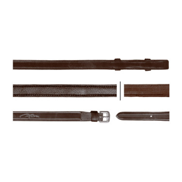 Riendas Hunter 5/8 New English Collection de Dy'on Marrón Marr&amp;amp;amp;oacute;n