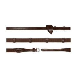 Riendas de Tejido 5/8 con 9 Topes New English Collection by Dy'on Riendas de Tejido 5/8 con 9 Topes New English Collection by Dy'on