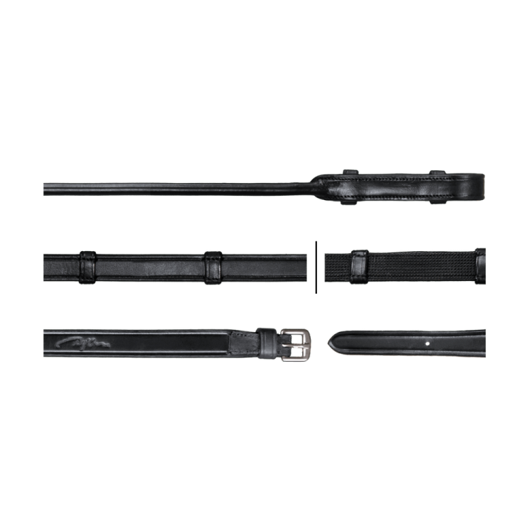Riendas Hunter 5/8 Con 7 Topes (Sin Stopper) Dy'on