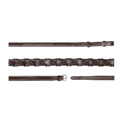 Riendas trenzadas 5/8 Colección US de Dy'on Marrón Marr&amp;amp;amp;oacute;n