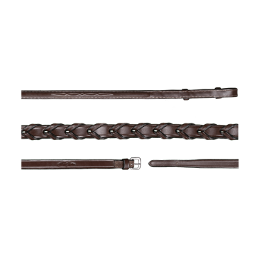 Riendas Trenzadas 5/8 US Collection by Dy'on Marrón