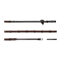 Riendas Howlett de goma 1/2 con 7 pasadores Working by Dy'on Marrón Marr&amp;oacute;n