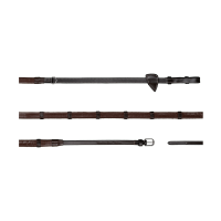 Riendas Howlett Goma 1/2 Con 7 Paradas Working By Dy'on Marrón