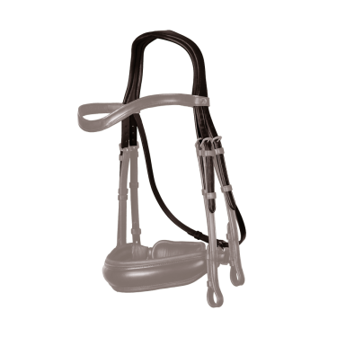 Cabezada tipo doma New English Collection by Dy'on Marrón Cabezada tipo doma New English Collection by Dy'on Marrón