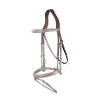 Cabezada con muserola americana Colección US de Dy'on Marrón