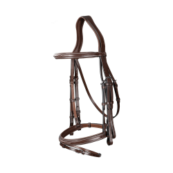 Brida Muserola Combinada Colección US de Dy'on Marrón