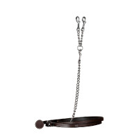 Longe de cuero con cadena Working de Dy'on Marrón Marr&amp;oacute;n