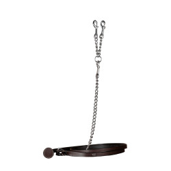 Longe de cuero con cadena Working de Dy'on Marrón Marr&amp;amp;amp;oacute;n